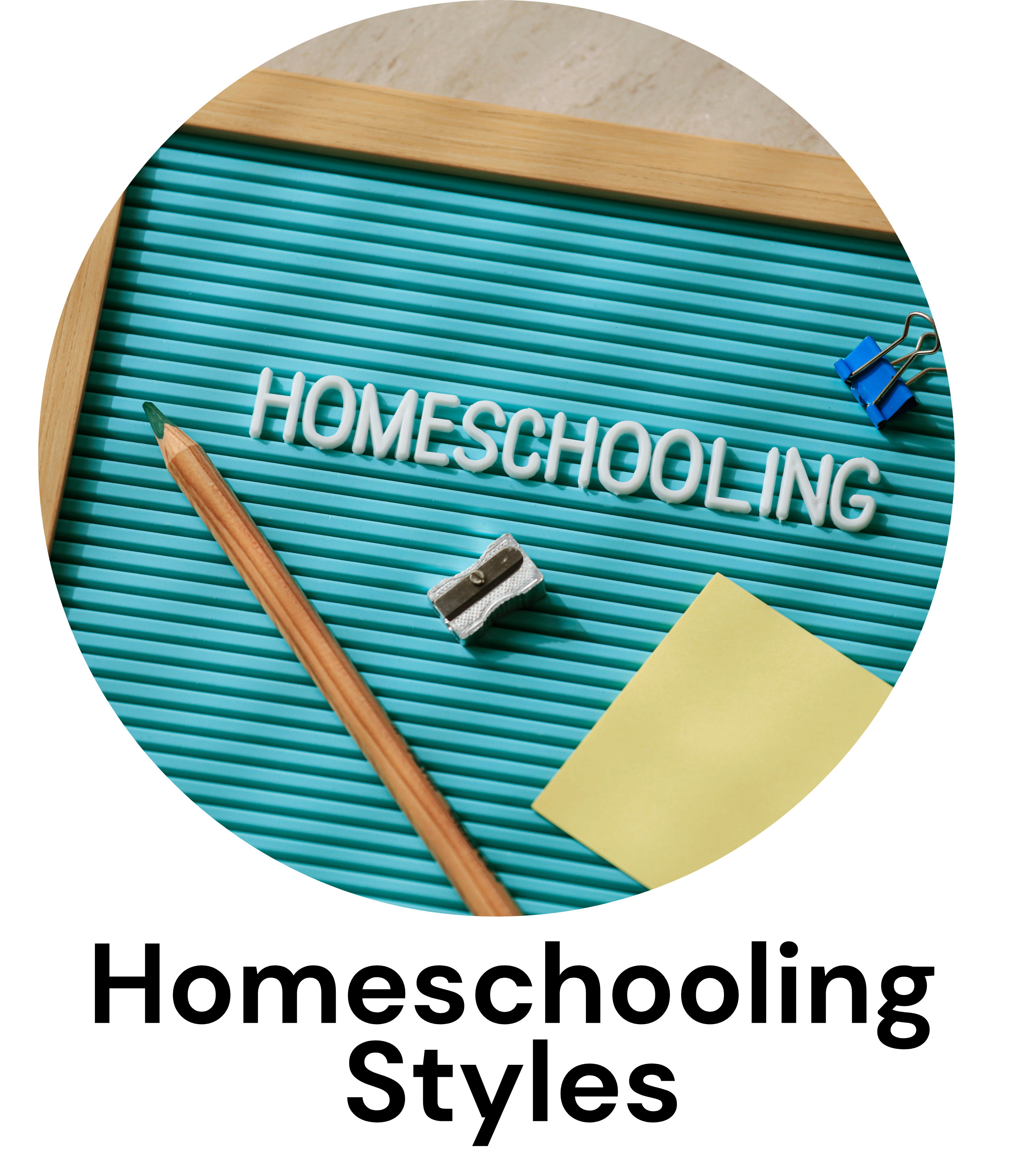 image of a letter board reading homeschooling